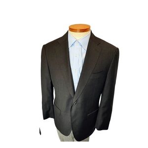 SUITSUPPLY Sz 42R Charcoal Grey Super 110 Wool Men's Blazer Jacket